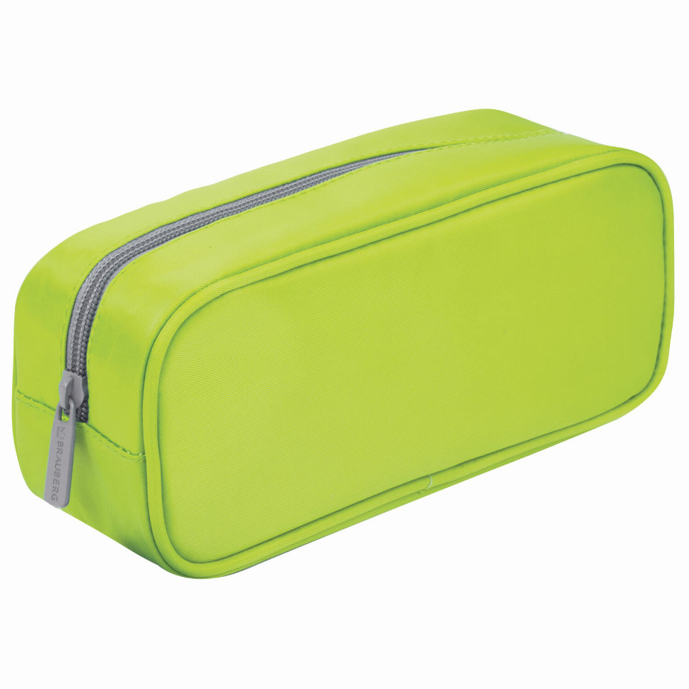 Пенал косметичка Brauberg King Size Neon Green 229020 цена за 2 шт , 